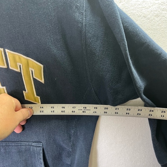 Pittsburgh Pitt University Steve & Barry’s Hoodie Men’s XS Navy Collegiate 2269 - Picture 4 of 7
